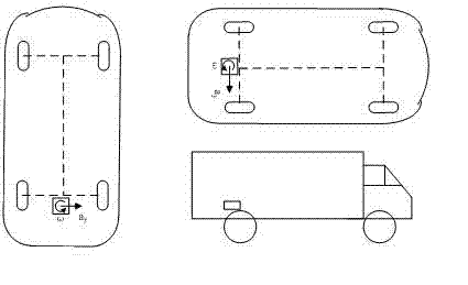 Vehicle weight measuring system based on GPS (Global Position System) and inertial sensor