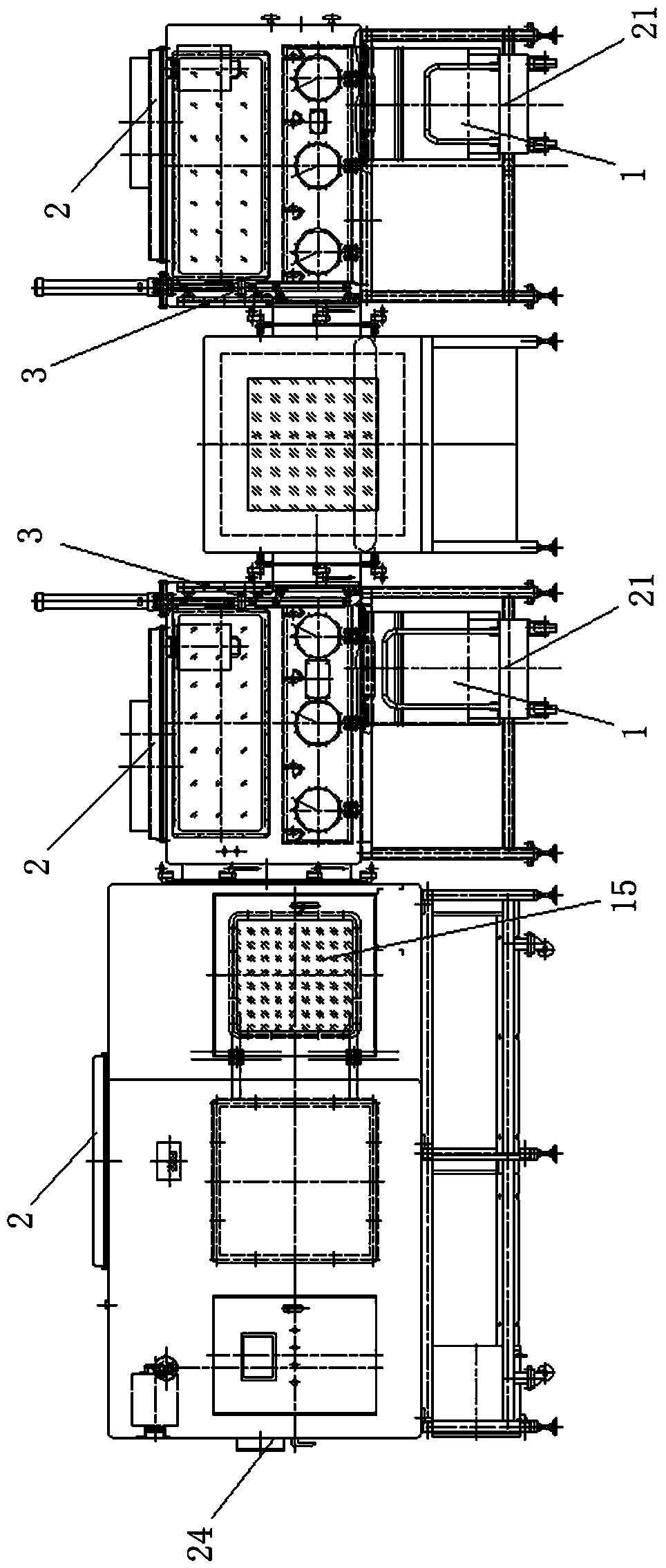 Device and method for disassembling low-radioactivity gather type waste filter