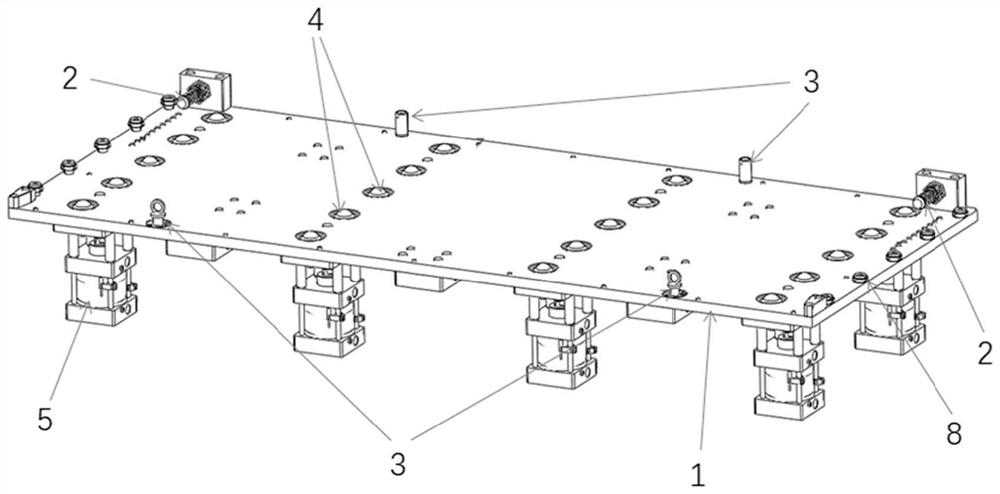 Replaceable tire mold structure