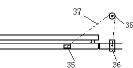 Turnout device for monorail crane in coal mine and moving method of turnout device