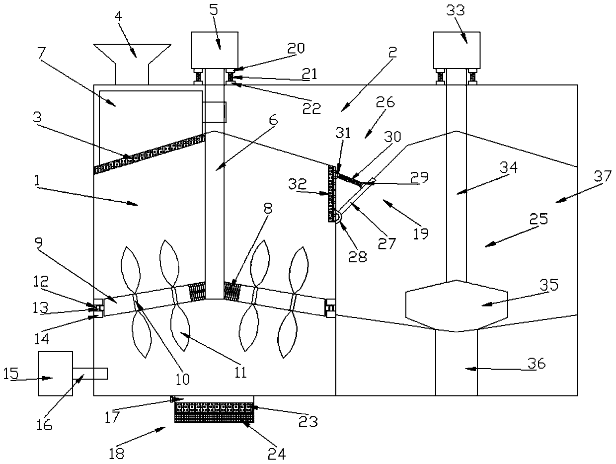 Sewage cleaning device