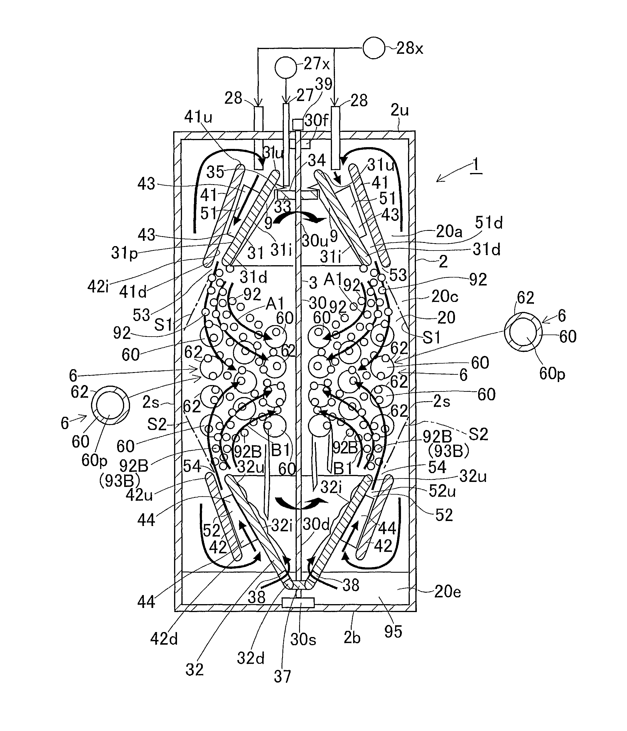 Device for diluting viscous substance