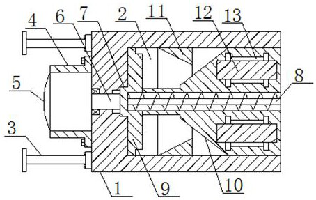 Heavy metal material separator for environmental protection