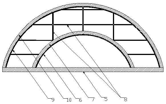 Hull construction new process and new structure and application thereof