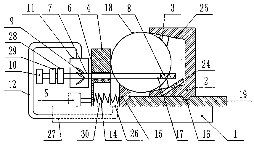 A drilling jig with cleaning function