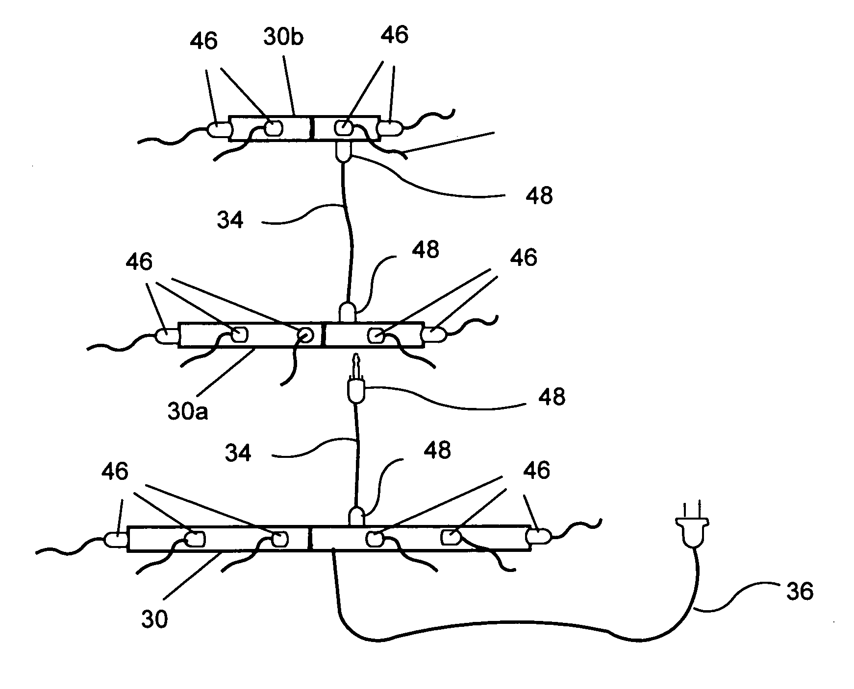 Power ring extension cord system