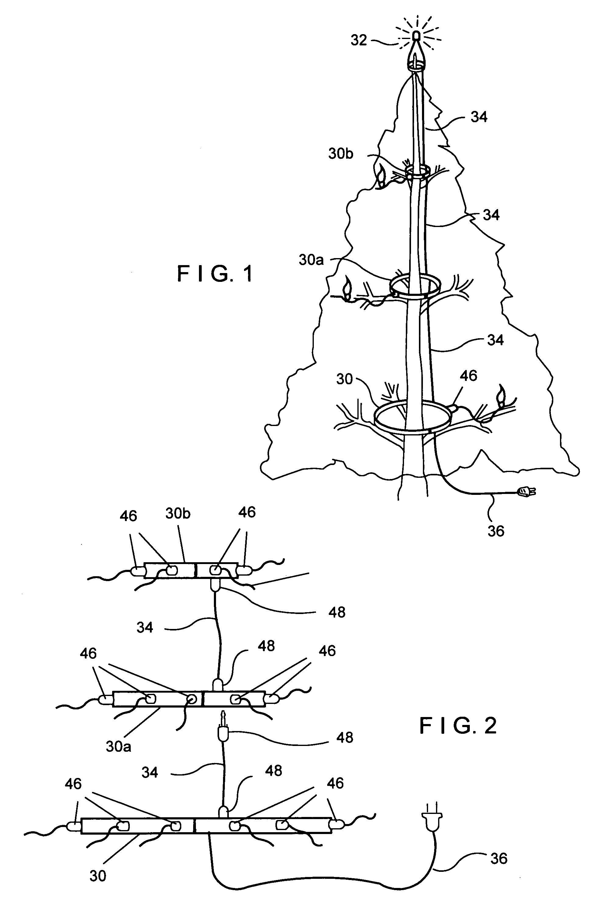 Power ring extension cord system