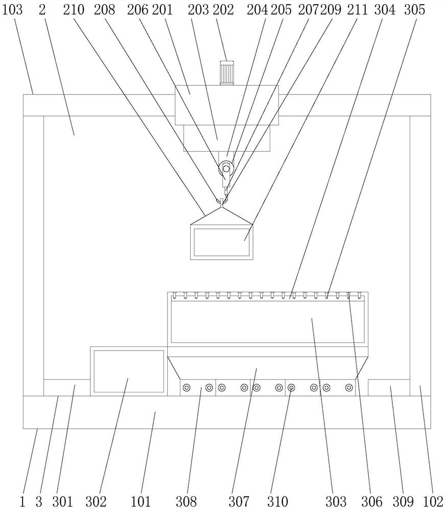 Anti-corrosion hot galvanizing device for fastener