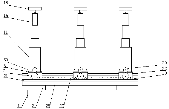 Novel universal moulding bed for ship