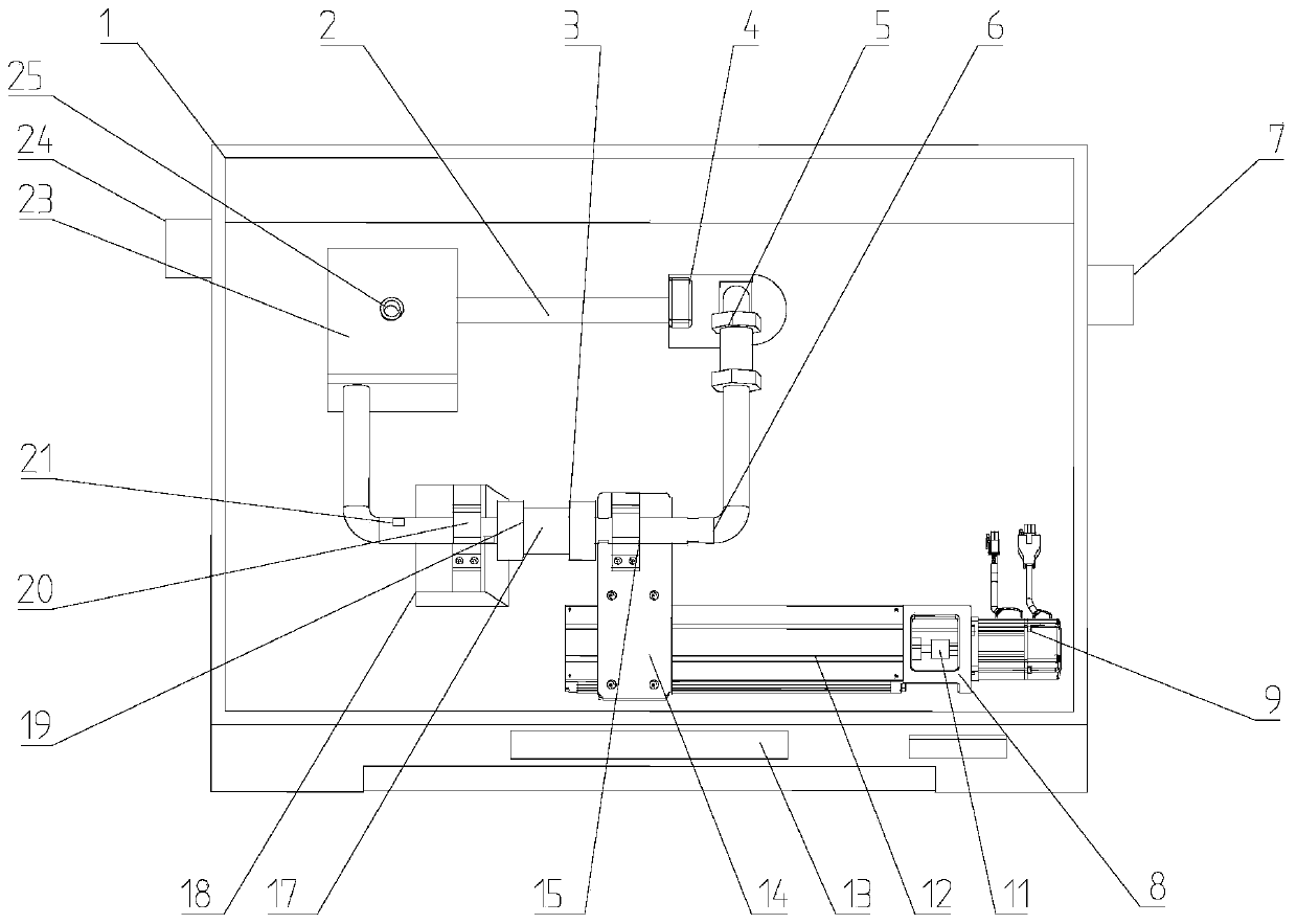 Through hole polishing device for through hole polishing by utilizing negative pressure and method thereof