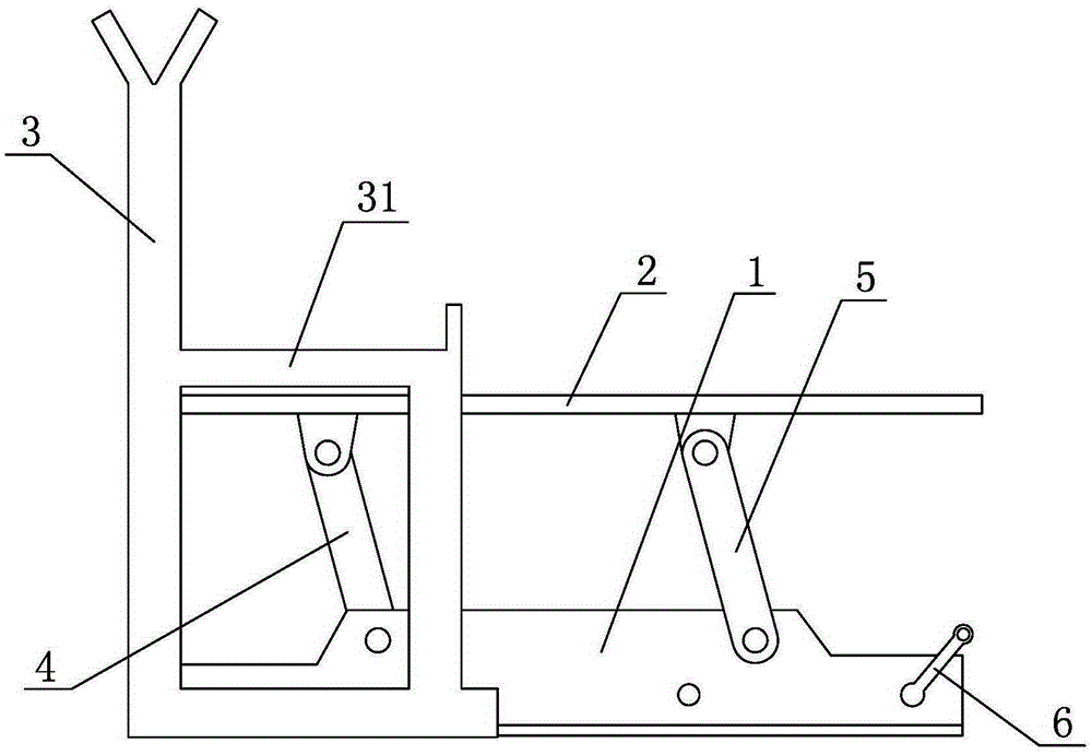 Liftable bench pressing device with safety protection function