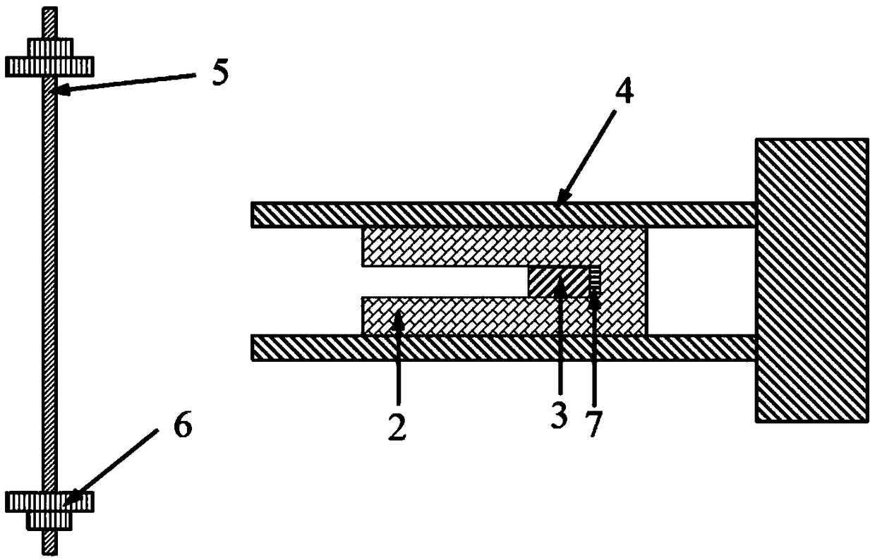 Experimental system and method for simulating composite load of explosion shock wave and single fragment