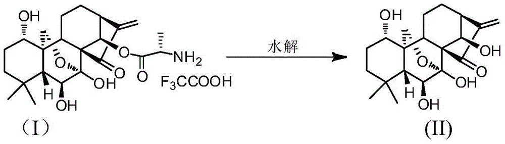 L-alanine-(14-oridonin A) ester trifluoroacetate and its preparation method and use