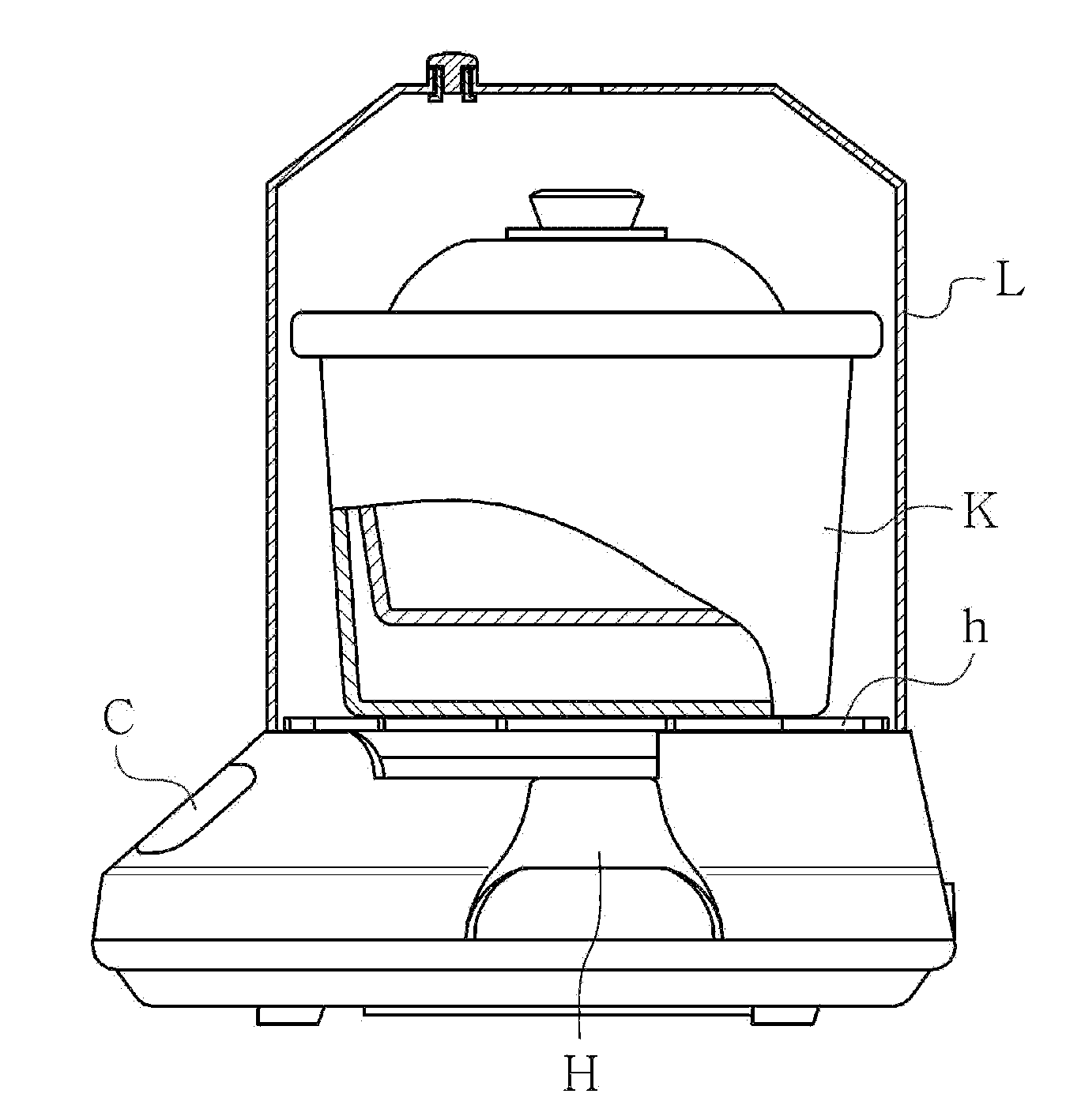 Cooking method using an automatic pressure double boiler