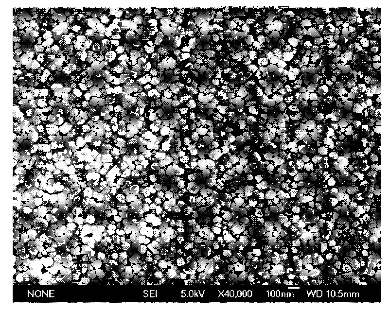 Method for preparing nano tungsten trioxide thin film