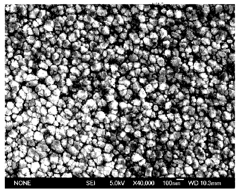 Method for preparing nano tungsten trioxide thin film