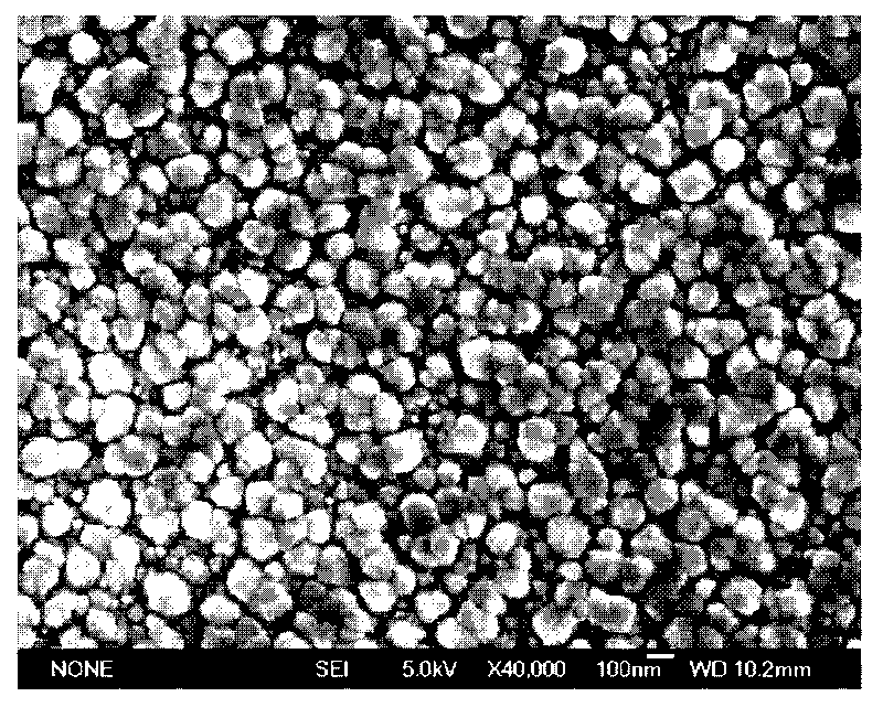 Method for preparing nano tungsten trioxide thin film