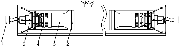 Pipeline repairing device for central air conditioner