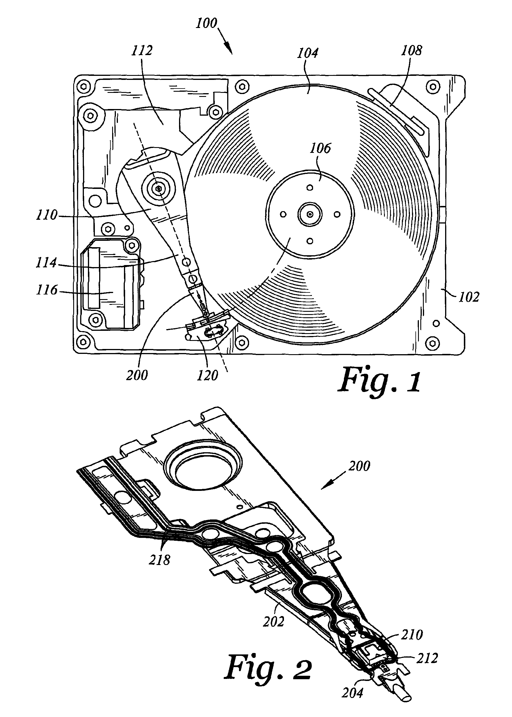 Head gimbal assembly having a radial rotary piezoelectric microactuator between a read head and a flexure tongue