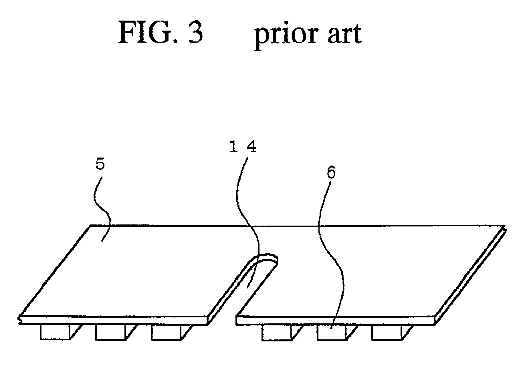 Display panel module with improved bonding structure and method of forming the same