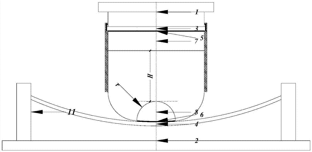 Two-way variable-camber friction pendulum earthquake insulation bearing