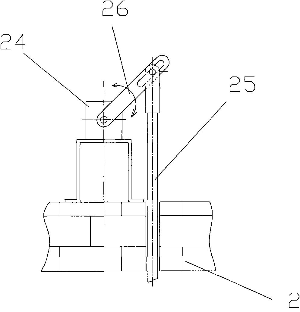 Method for setting high temperature gas spout in convection type glass plate heating furnace and application thereof