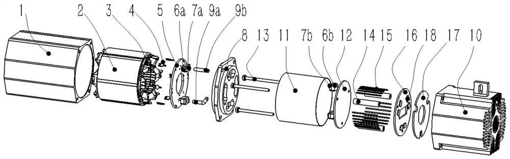 Drive and control integrated motor