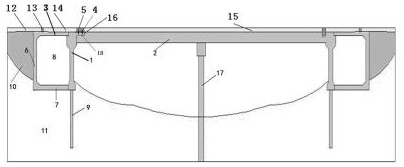 Assembly type mouth-shaped framework steel bridge abutment and construction method thereof