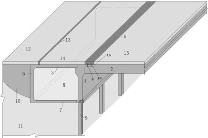 Assembly type mouth-shaped framework steel bridge abutment and construction method thereof