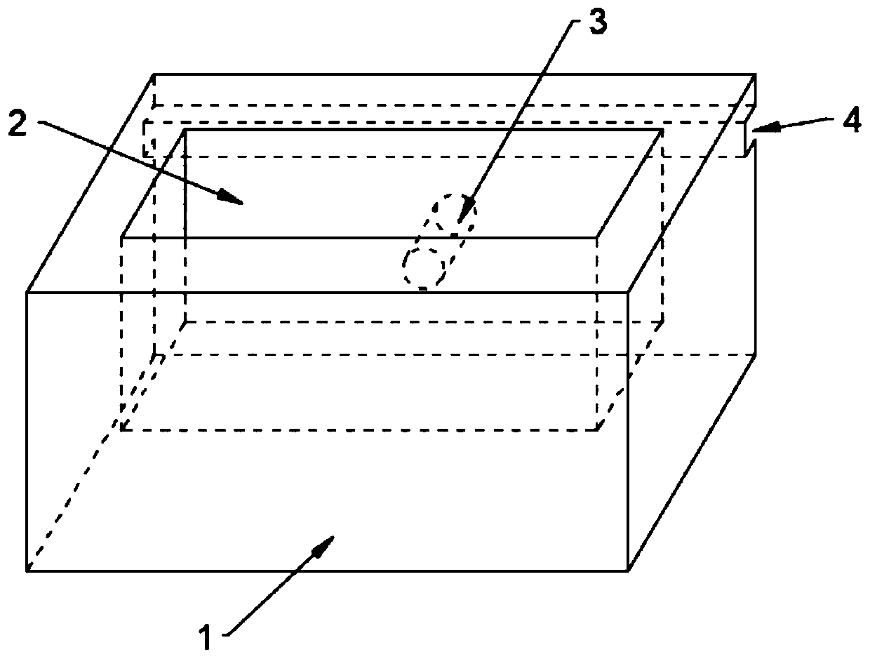 A simulated ice brick and an ice slideway