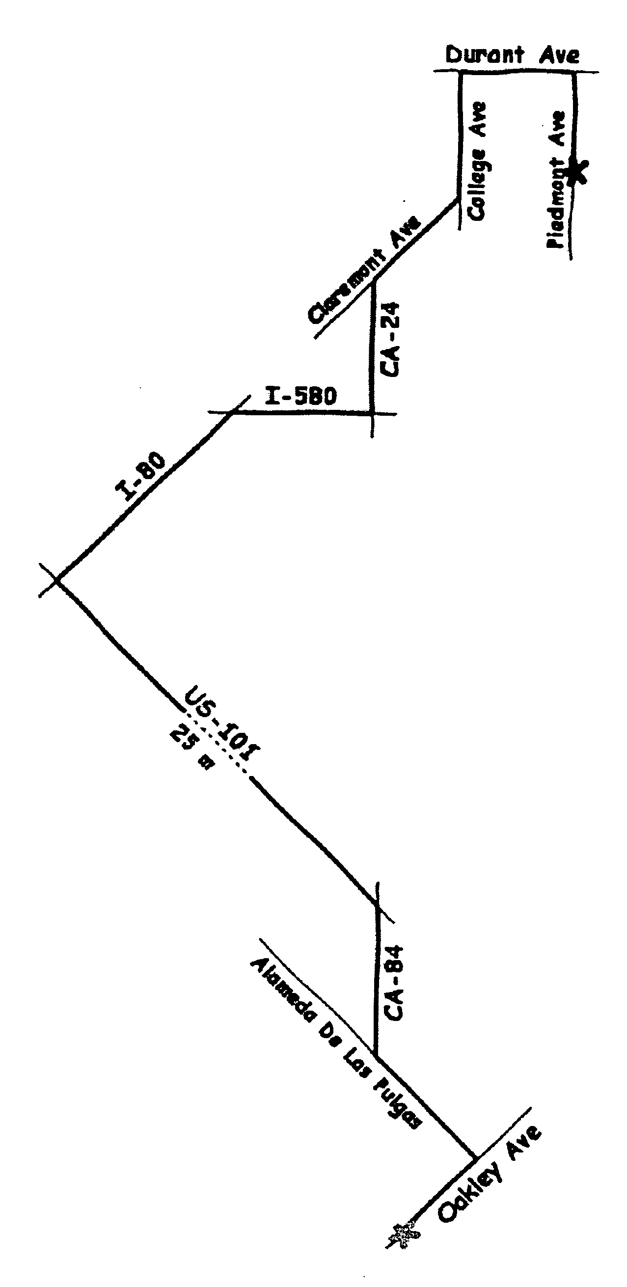 System and method for abstracting and visualizing a route map