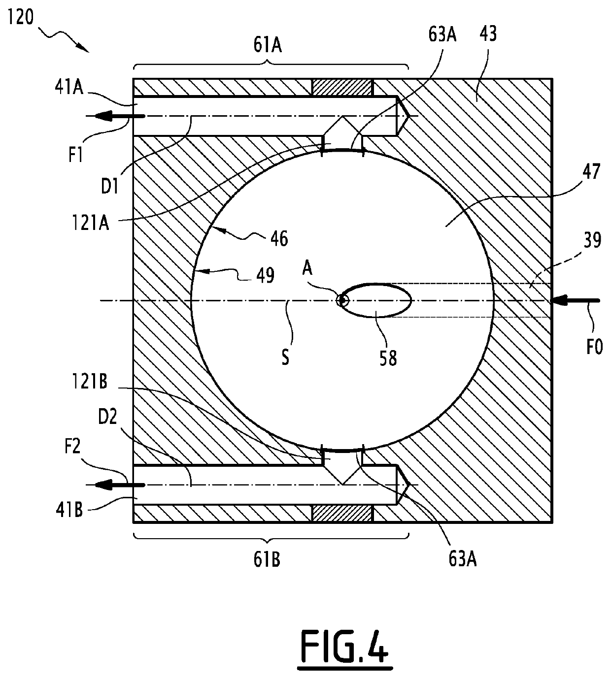 Injection device for a forming and filing a container using a pressurized liquid