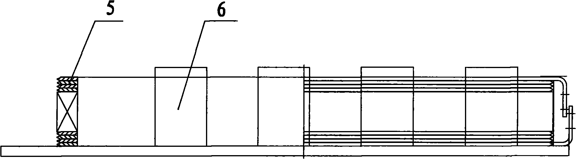 Lead bending die of rotor winding and processing method