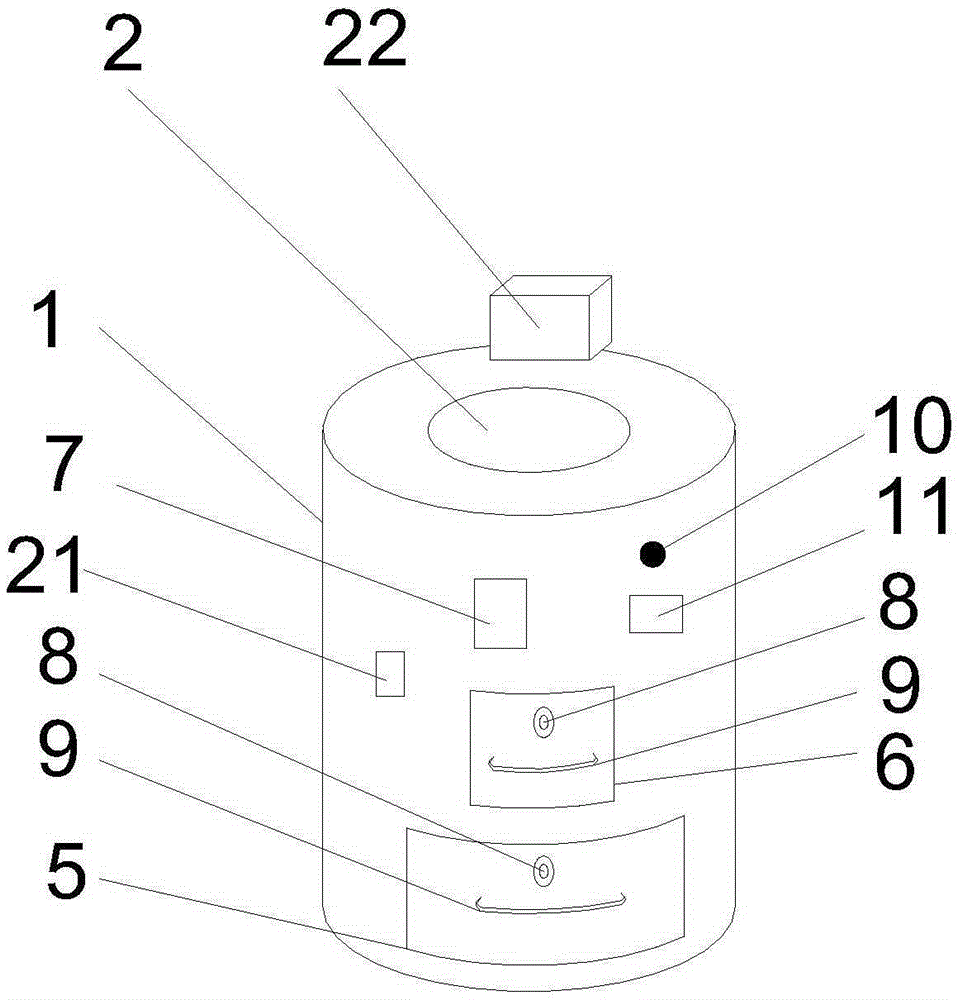 Sacrificial burning device used for burning lead sacrificial offerings