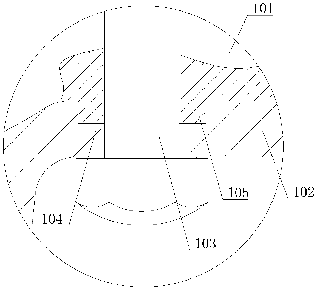 Crawler assembly unit and crawler assembly