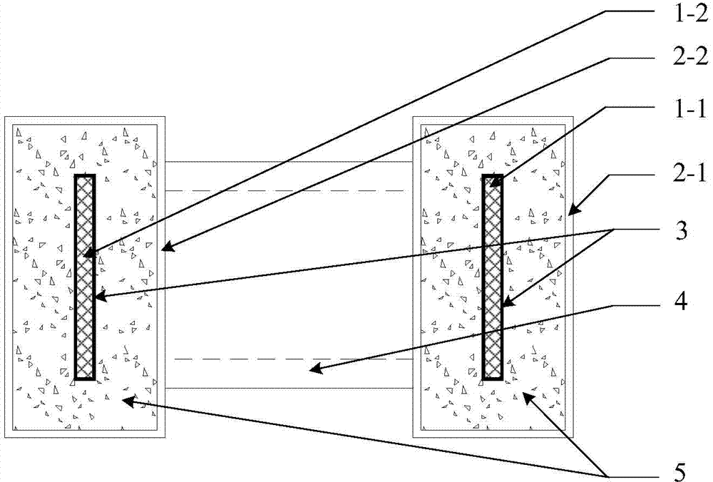 Separate buckling restrained brace using corrugated webs for connection