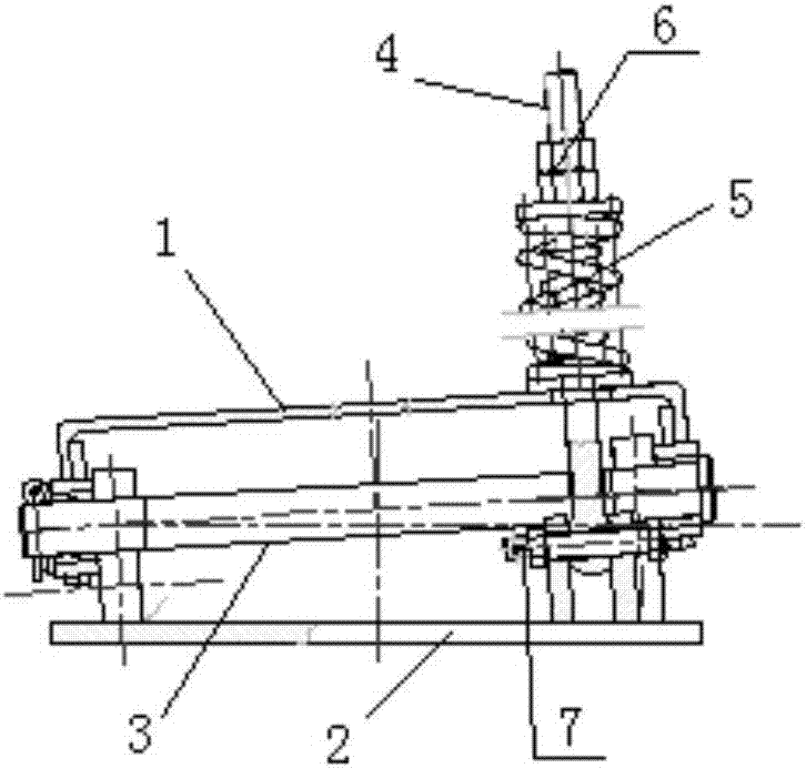 Deflection mechanism of hybrid power bus high-power electric generator