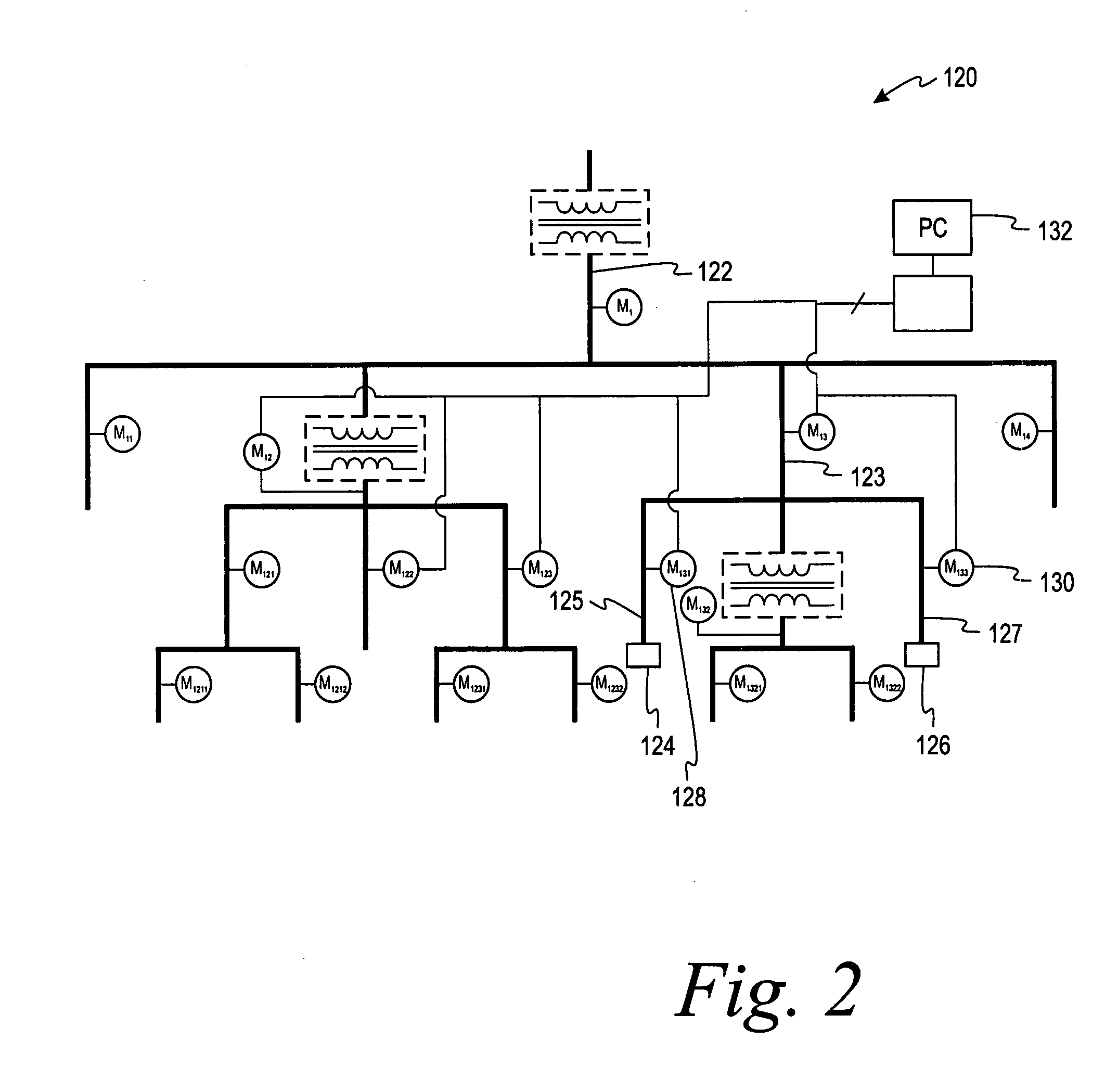 Automated system approach to analyzing harmonic distortion in an electric power system