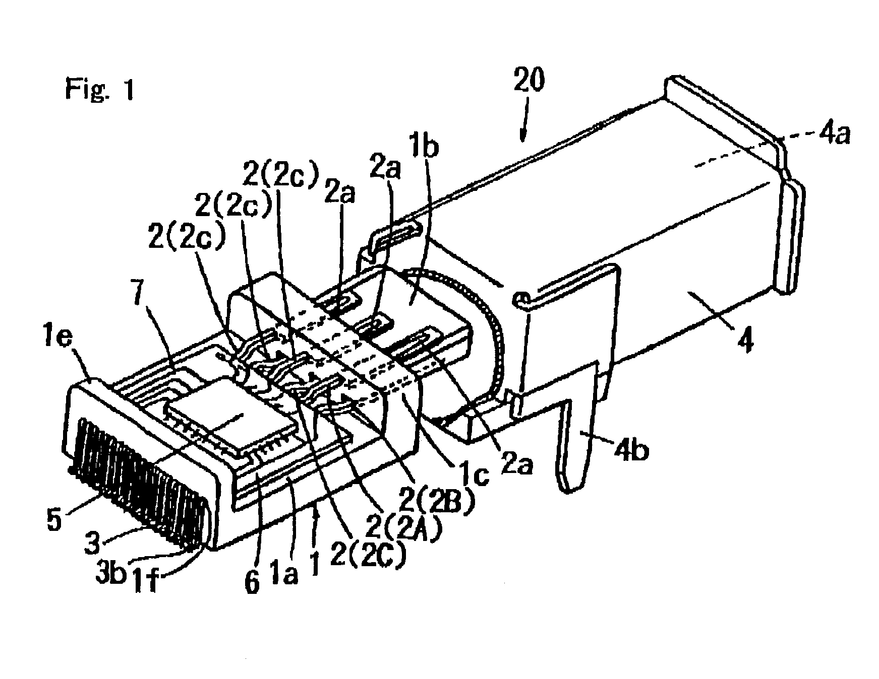 Connector receptacle