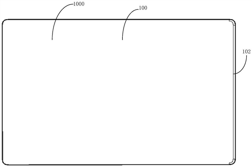 Slot antenna device and electronic equipment