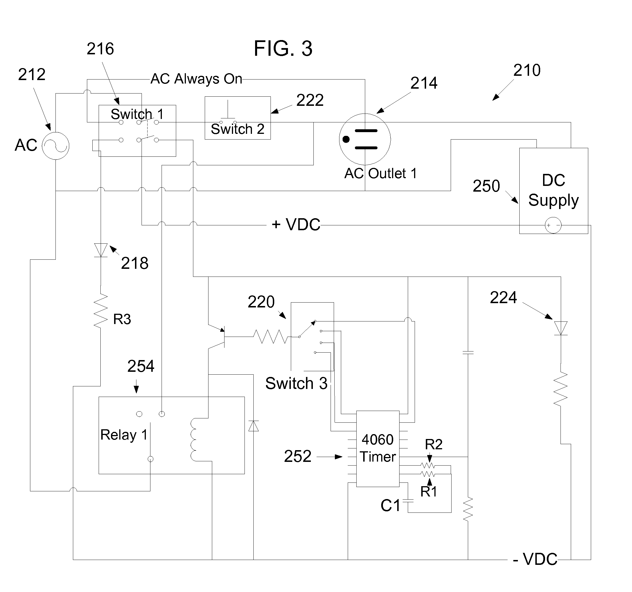 Electrical timer apparatus and a system for disconnecting electrical power