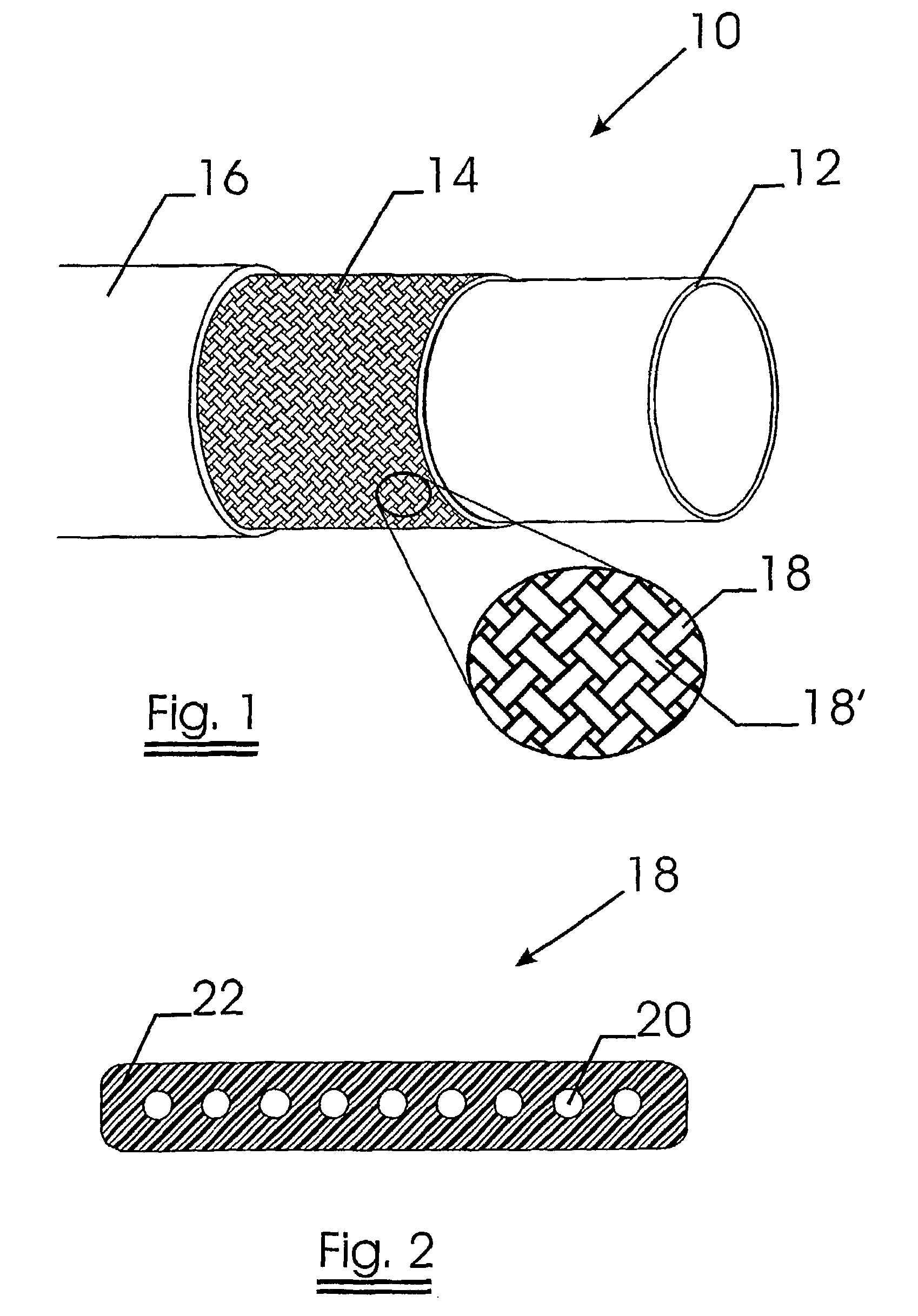 Braid reinforced flexible hose