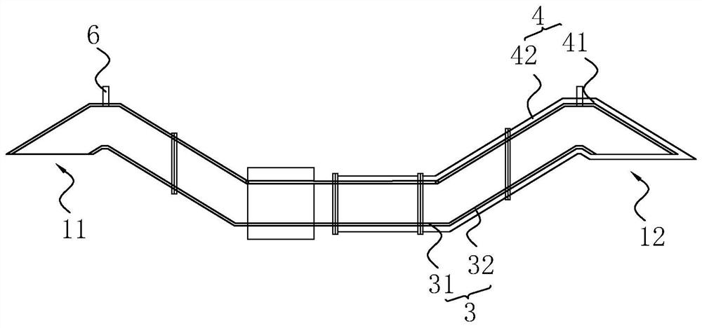 A gas-sealed gas-saving tunnel furnace