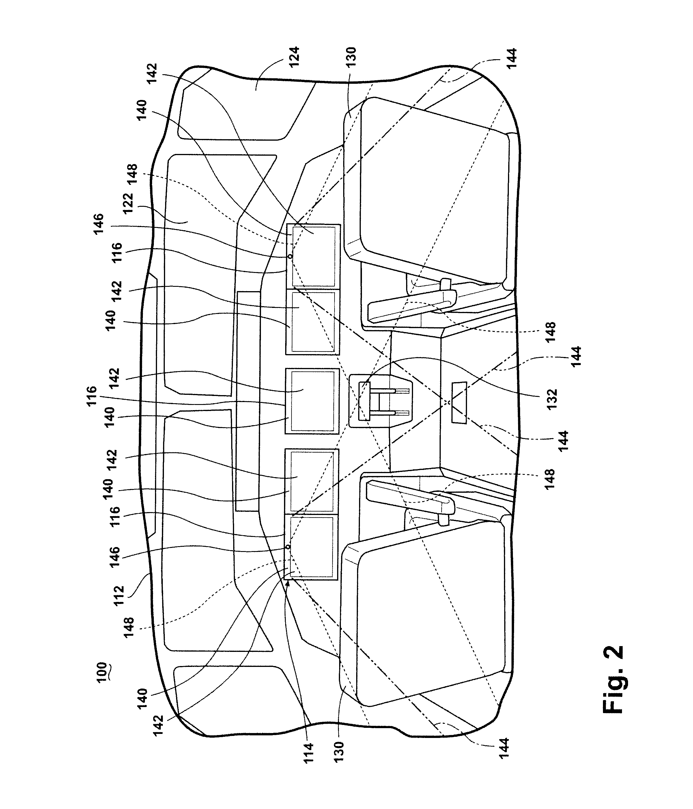 Visual displays for an aircraft flight deck