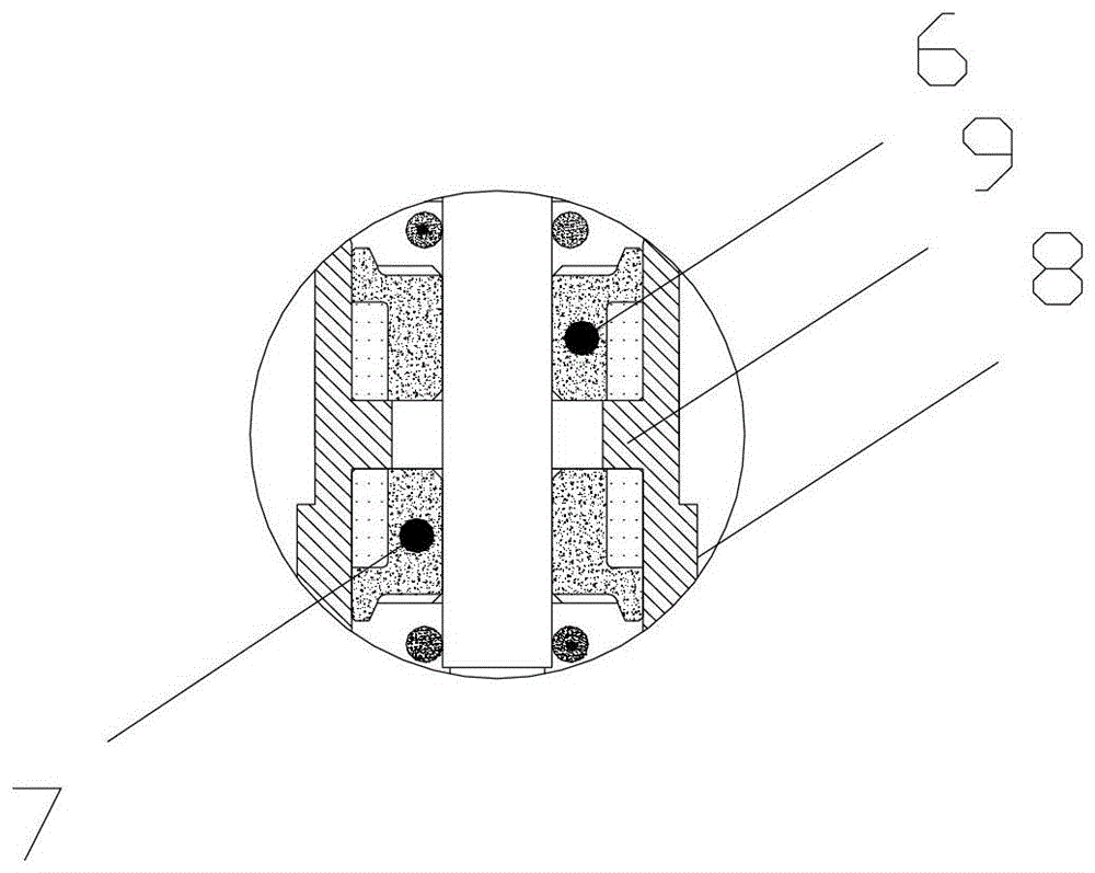 A fan using oil-impregnated bearings