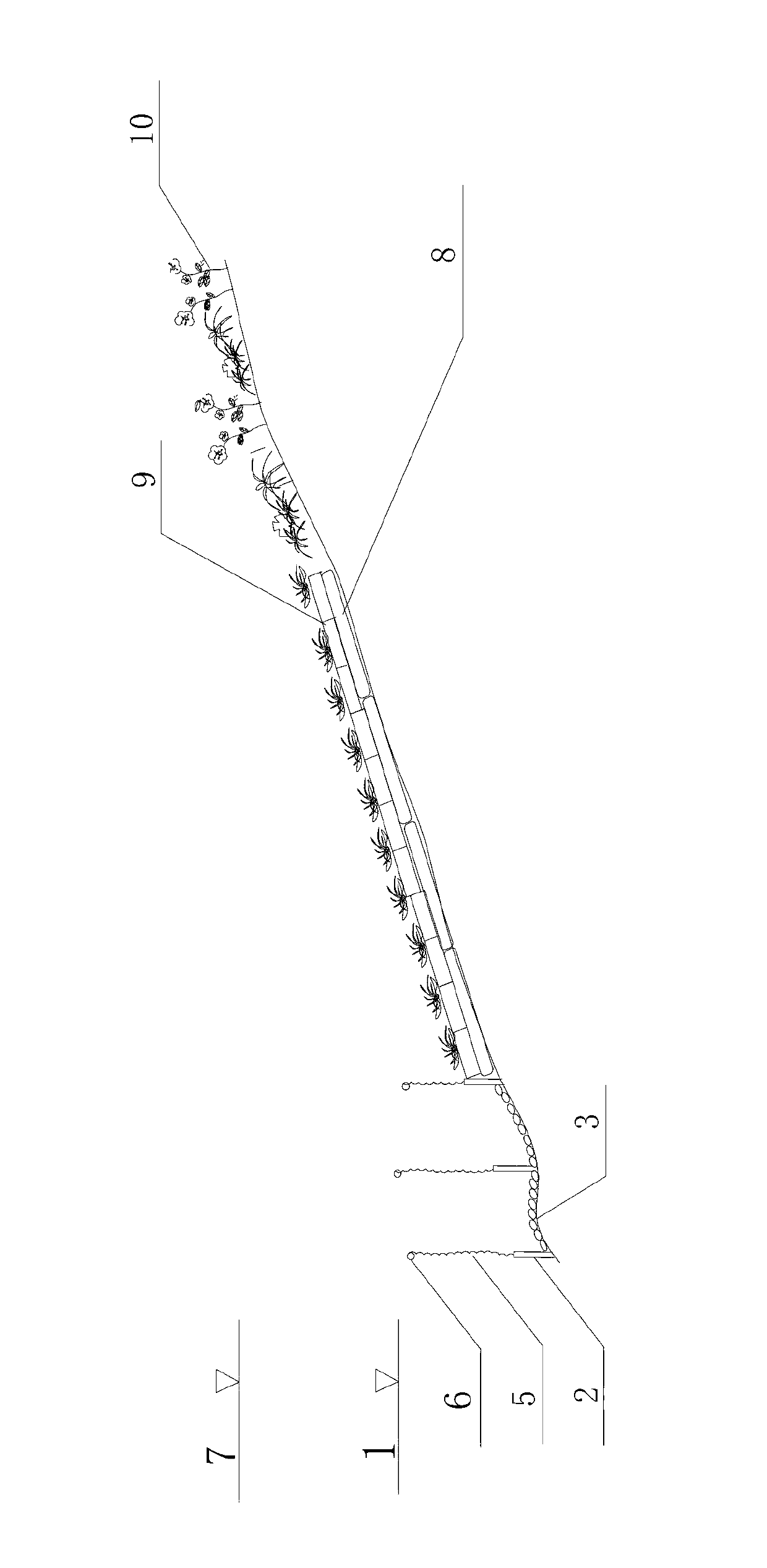 Environmental-friendly ecological reinforcing dam system