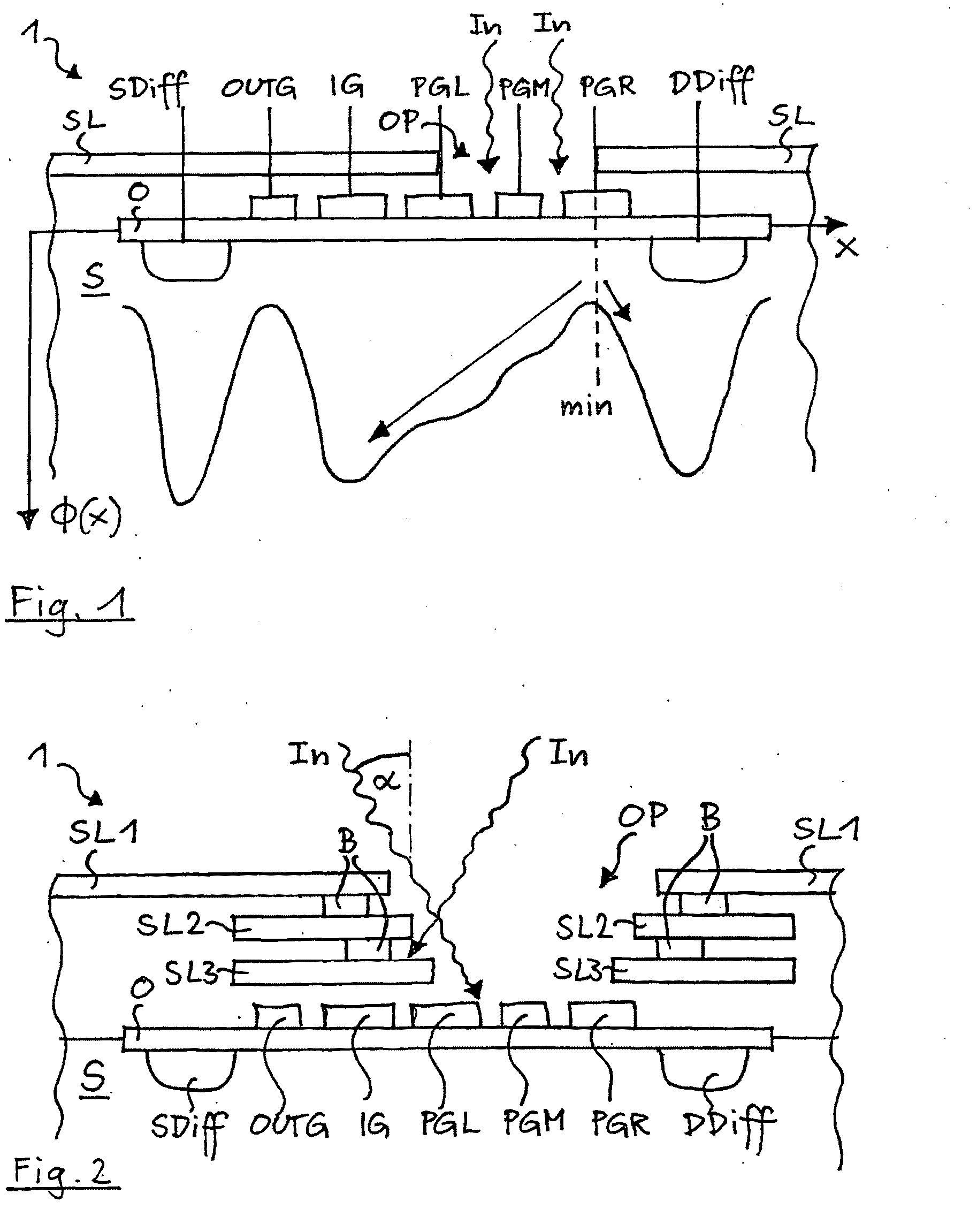 Solid-state photodetector pixel and photodetecting method