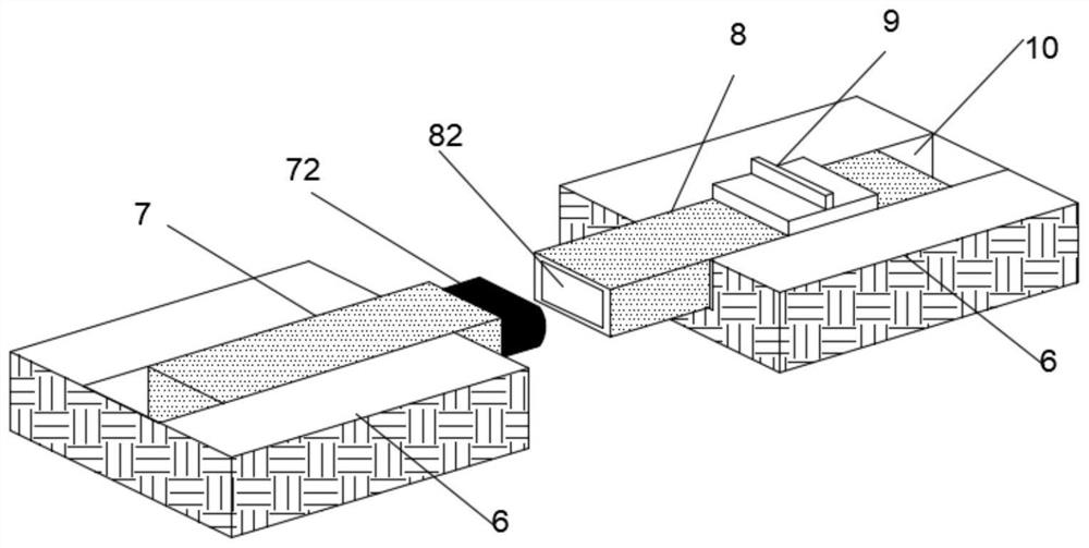 Cold-bridge-free structure of down jacket zipper