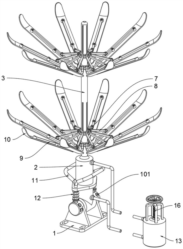 Communication antenna radiator structure made of conductive polymer material