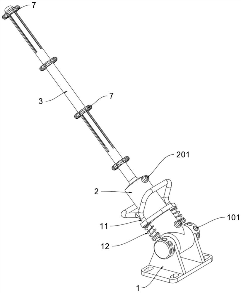 Communication antenna radiator structure made of conductive polymer material